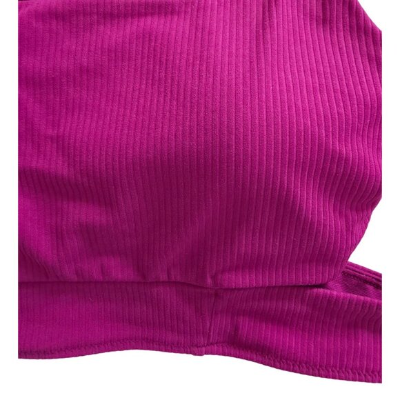 Lululemon Ribbed Nulu Strappy Yoga Longline Bra - Light Support A/B Cup - Sz 10 - Picture 6 of 7